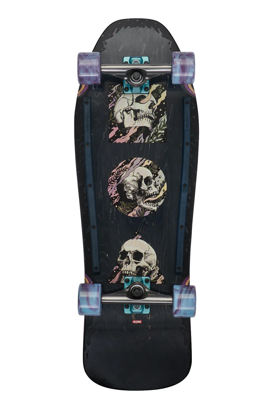 Globe Phantom 31" Black Maple/Skull Stack Cruiser