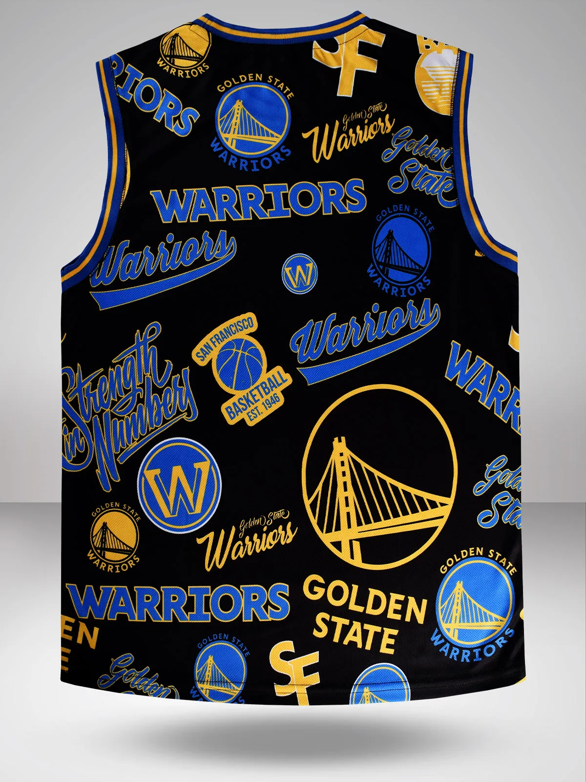 Golden State Warriors: Logo Mash Sleeveless Jersey