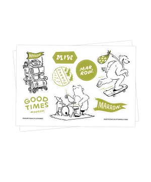 Good Times Sticker Sheet 8"x5"