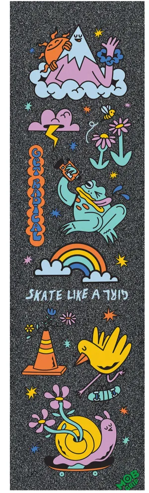 GRIP TAPE: Mob 'SKATE LIKE A GIRL' 9"