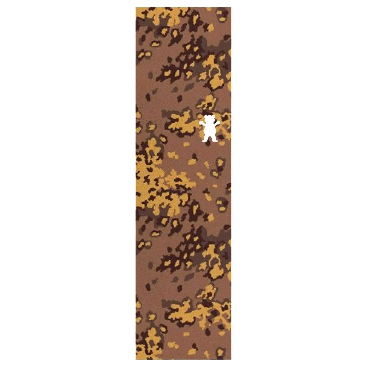 Grizzly Camo Bear Cutout Griptape Tan 9in