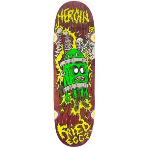 Heroin Fried Egg II 8.9" Skateboard Deck