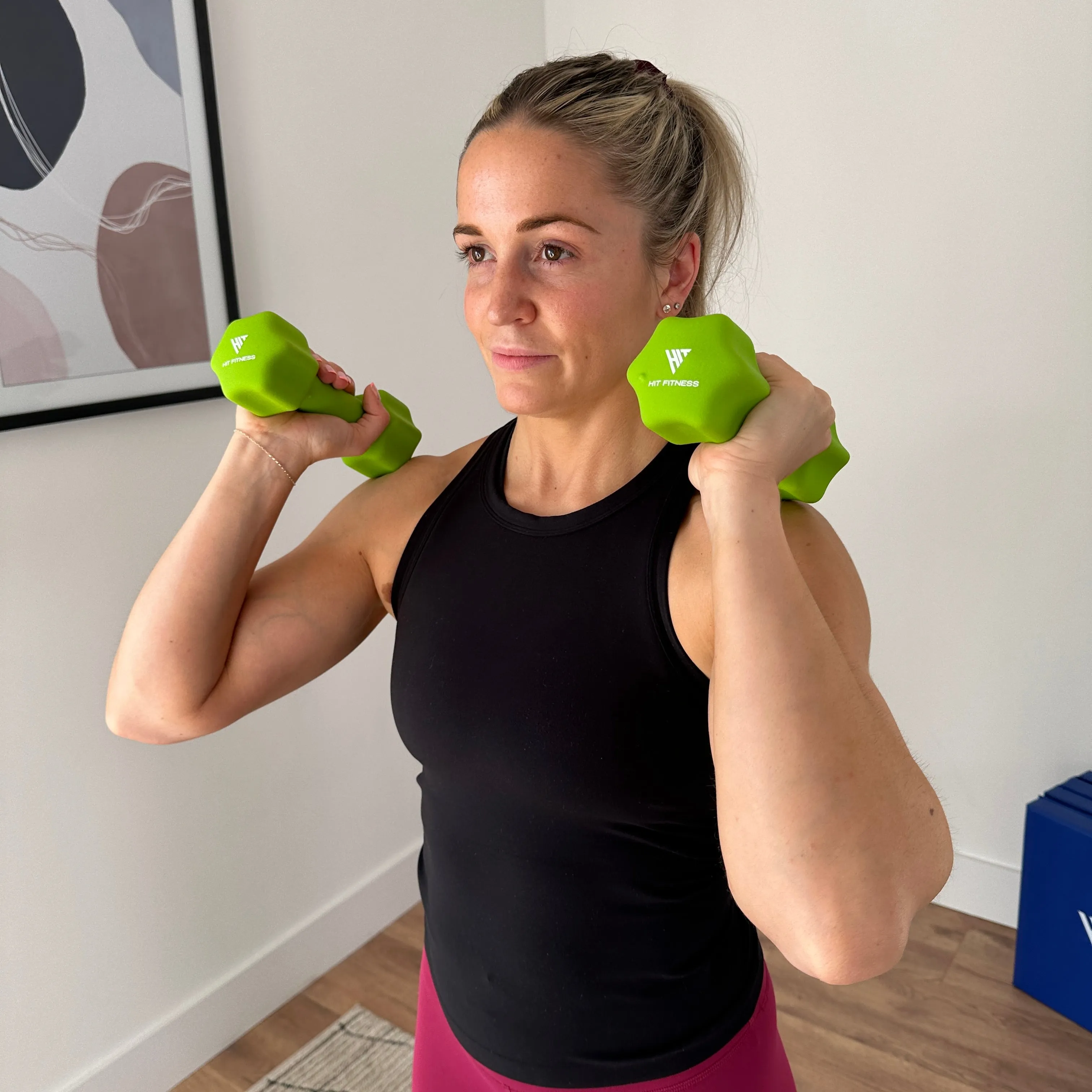 Hit Fitness Neoprene Studio Dumbbells | 2kg Pair