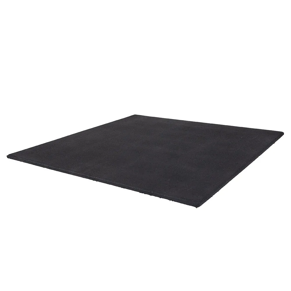 Hit Fitness Rubber Tile Black | 1mx1mx15mm | SML Granule