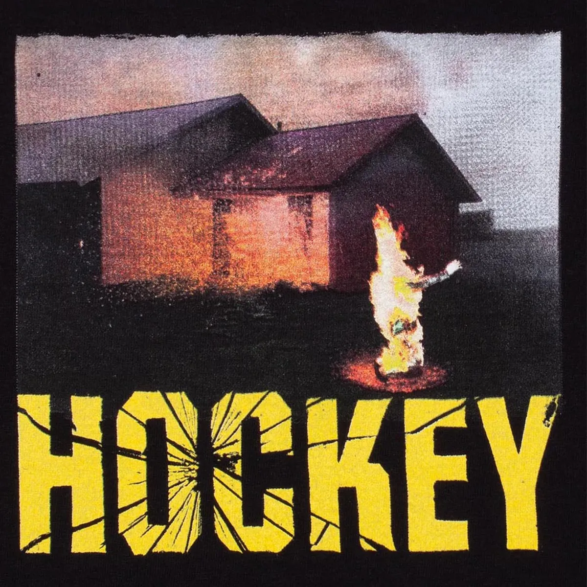 Hockey - Windows Up Tee Black