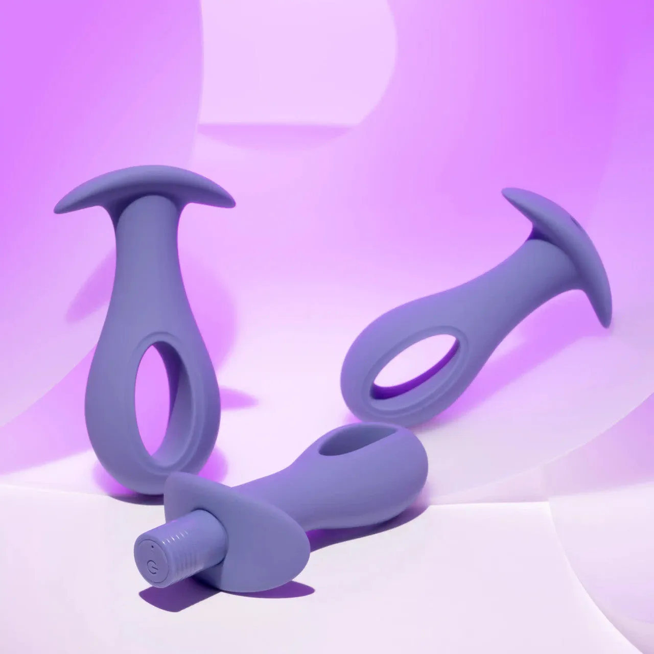 Hole Punch Vibrating 3 Piece Anal Training Set