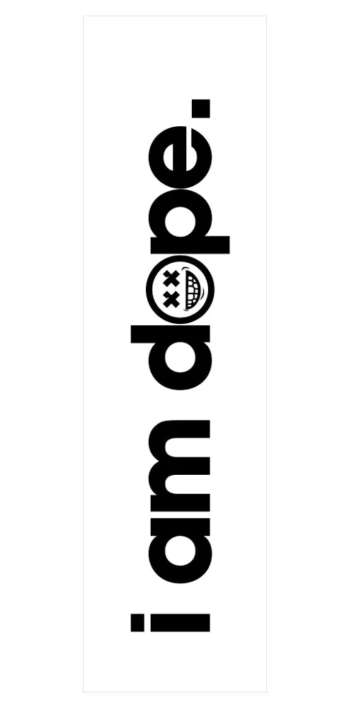 I AM DOPE GRIPTAPE WHITE