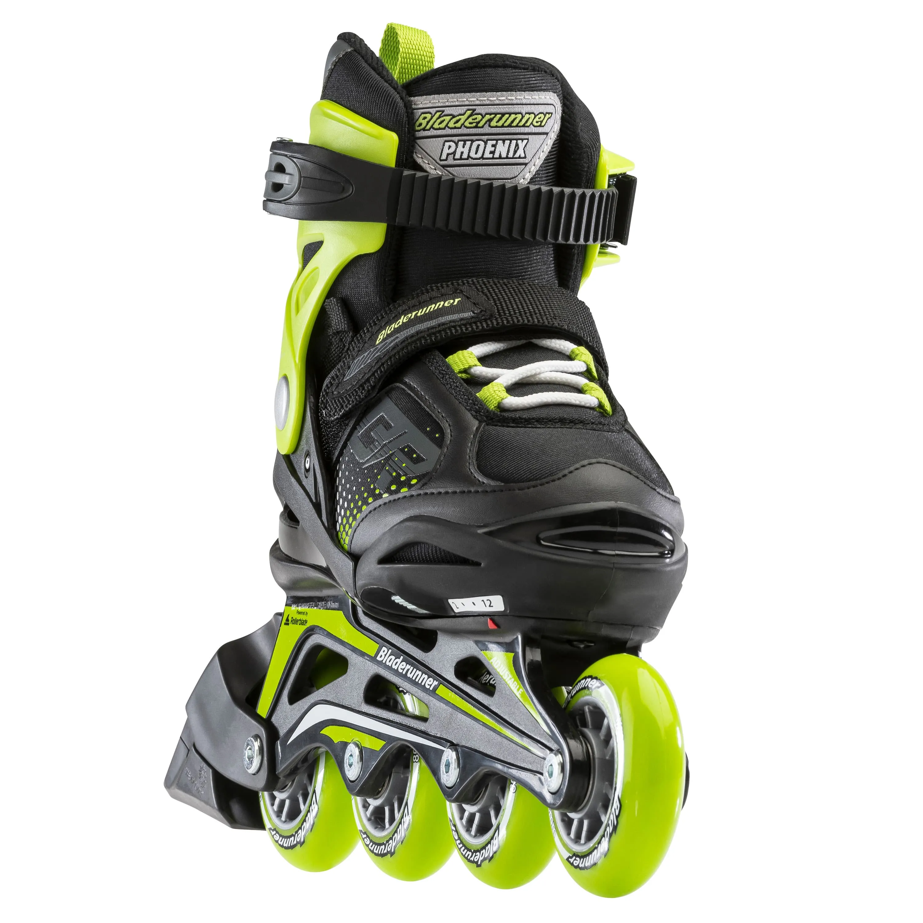 IN LINE SKATES PHOENIX FLASH ROLLERBLADE - BLACK/GREEN