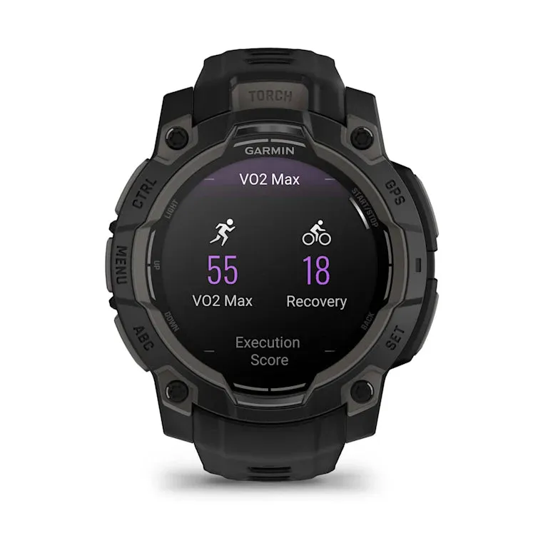Instinct® 3 – 45 mm, AMOLED - Black with Black Band