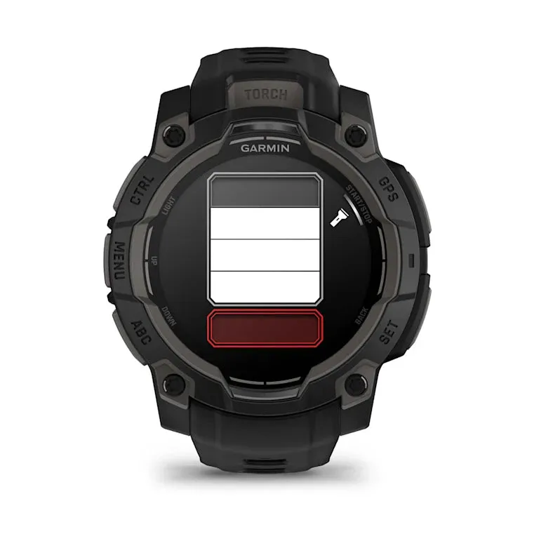 Instinct® 3 – 45 mm, AMOLED - Black with Black Band