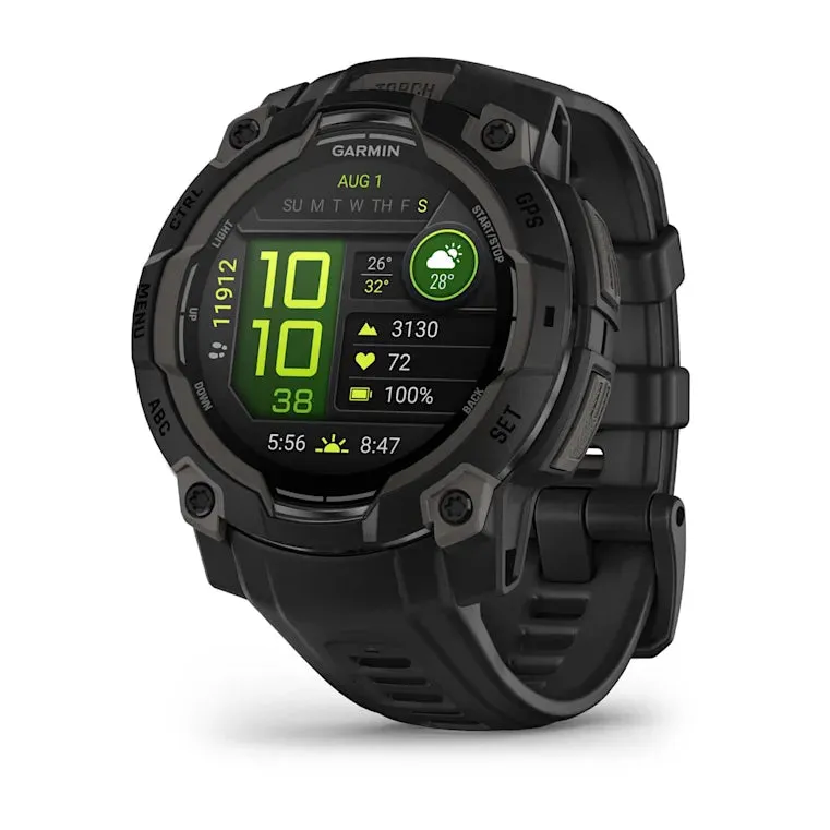 Instinct® 3 – 45 mm, AMOLED - Black with Black Band