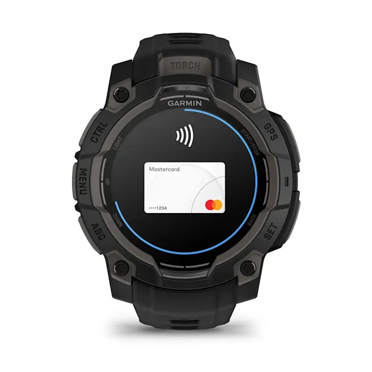 Instinct® 3 – 45 mm, AMOLED - Black with Black Band