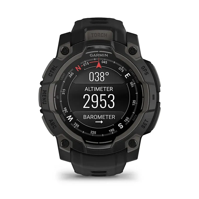 Instinct® 3 – 45 mm, AMOLED - Black with Black Band