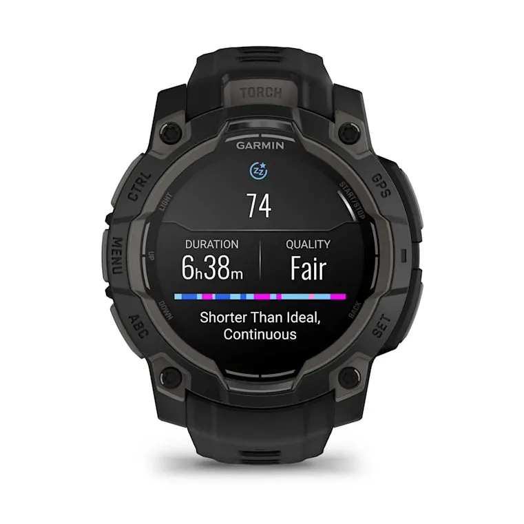 Instinct® 3 – 45 mm, AMOLED - Black with Black Band