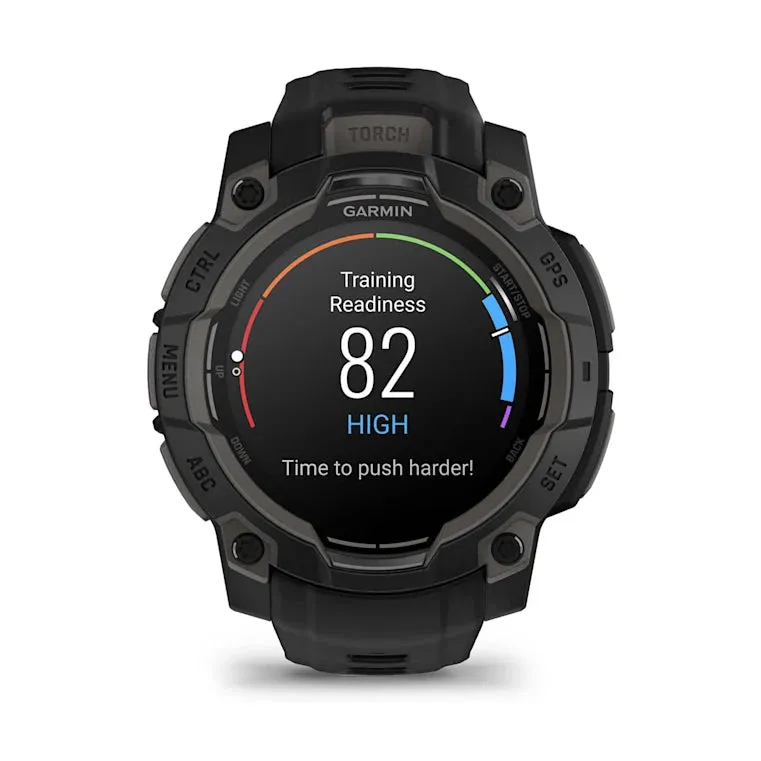 Instinct® 3 – 45 mm, AMOLED - Black with Black Band
