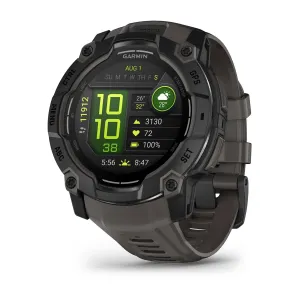 Instinct® 3 – 50 mm, AMOLED - Black with Charcoal Band