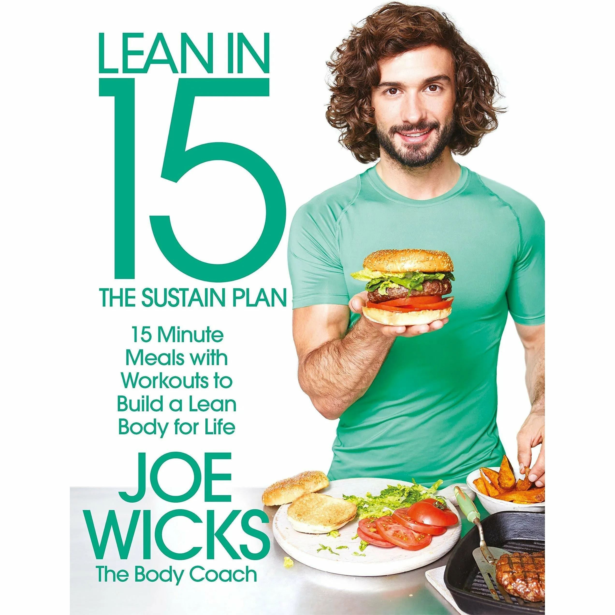 Joe wicks collection 3 books set Lean in 15 Sustain Plan, Shift Plan