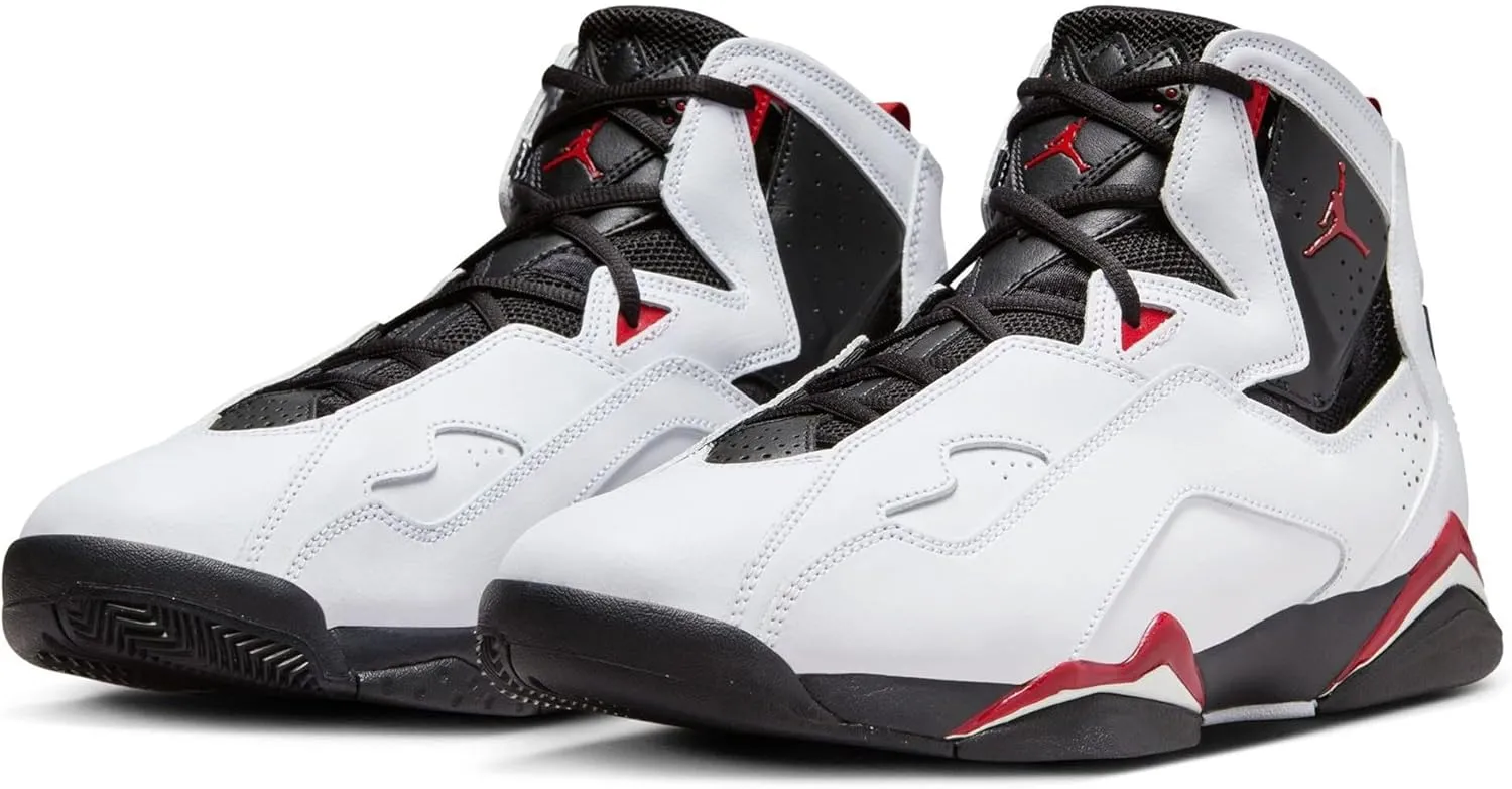 Jordan True Flight Men's Shoes (342964-160, White/Black/Varsity Red)