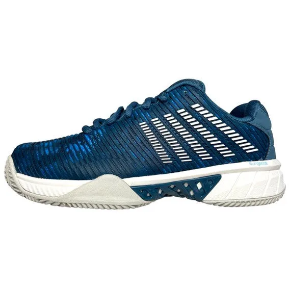 K-Swiss Hypercourt Express 2 Indian Teal, Star, & White Men's Clay Court Tennis Shoes