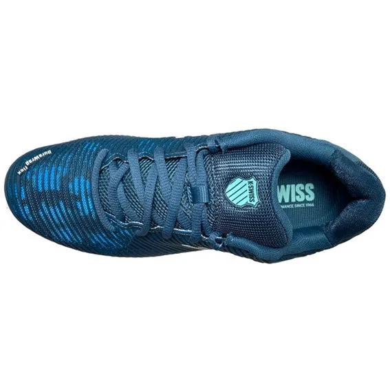 K-Swiss Hypercourt Express 2 Indian Teal, Star, & White Men's Clay Court Tennis Shoes