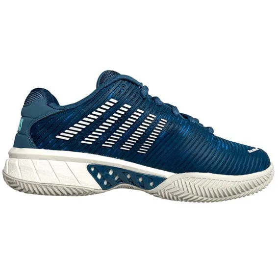 K-Swiss Hypercourt Express 2 Indian Teal, Star, & White Men's Clay Court Tennis Shoes