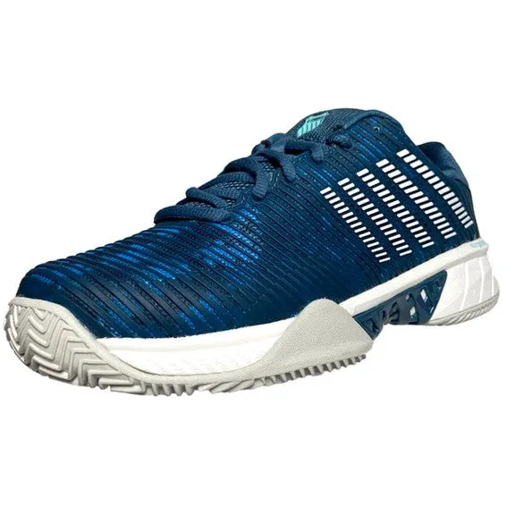 K-Swiss Hypercourt Express 2 Indian Teal, Star, & White Men's Clay Court Tennis Shoes