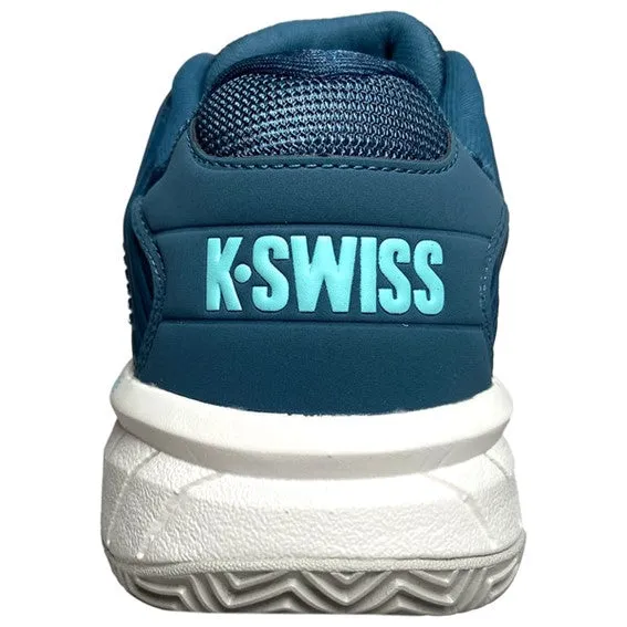 K-Swiss Hypercourt Express 2 Indian Teal, Star, & White Men's Clay Court Tennis Shoes