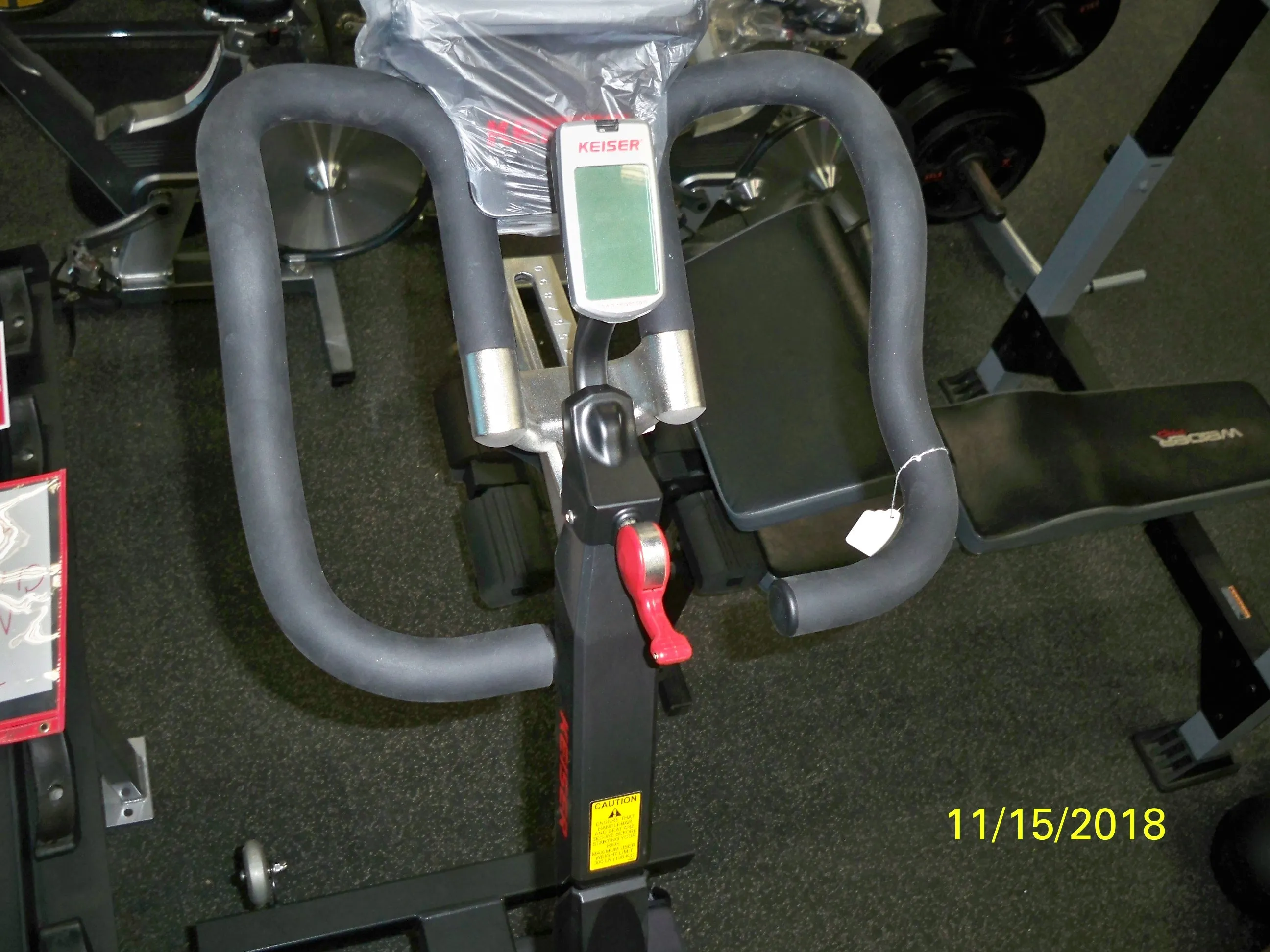 KEISER M3  PLUS INDOOR CYCLING BIKE W/BLUETOOTH