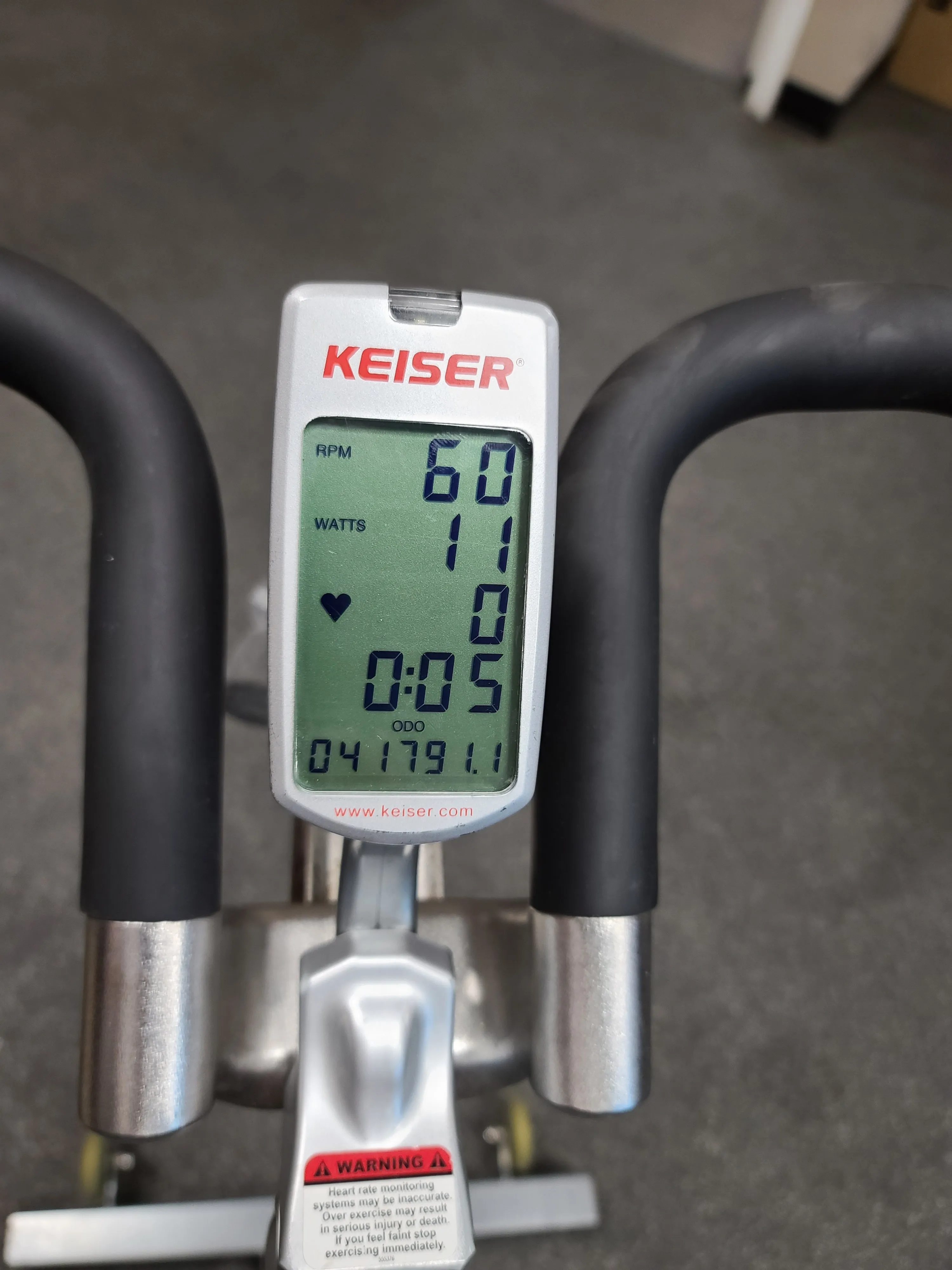 KEISER M3  PLUS INDOOR CYCLING BIKE W/BLUETOOTH