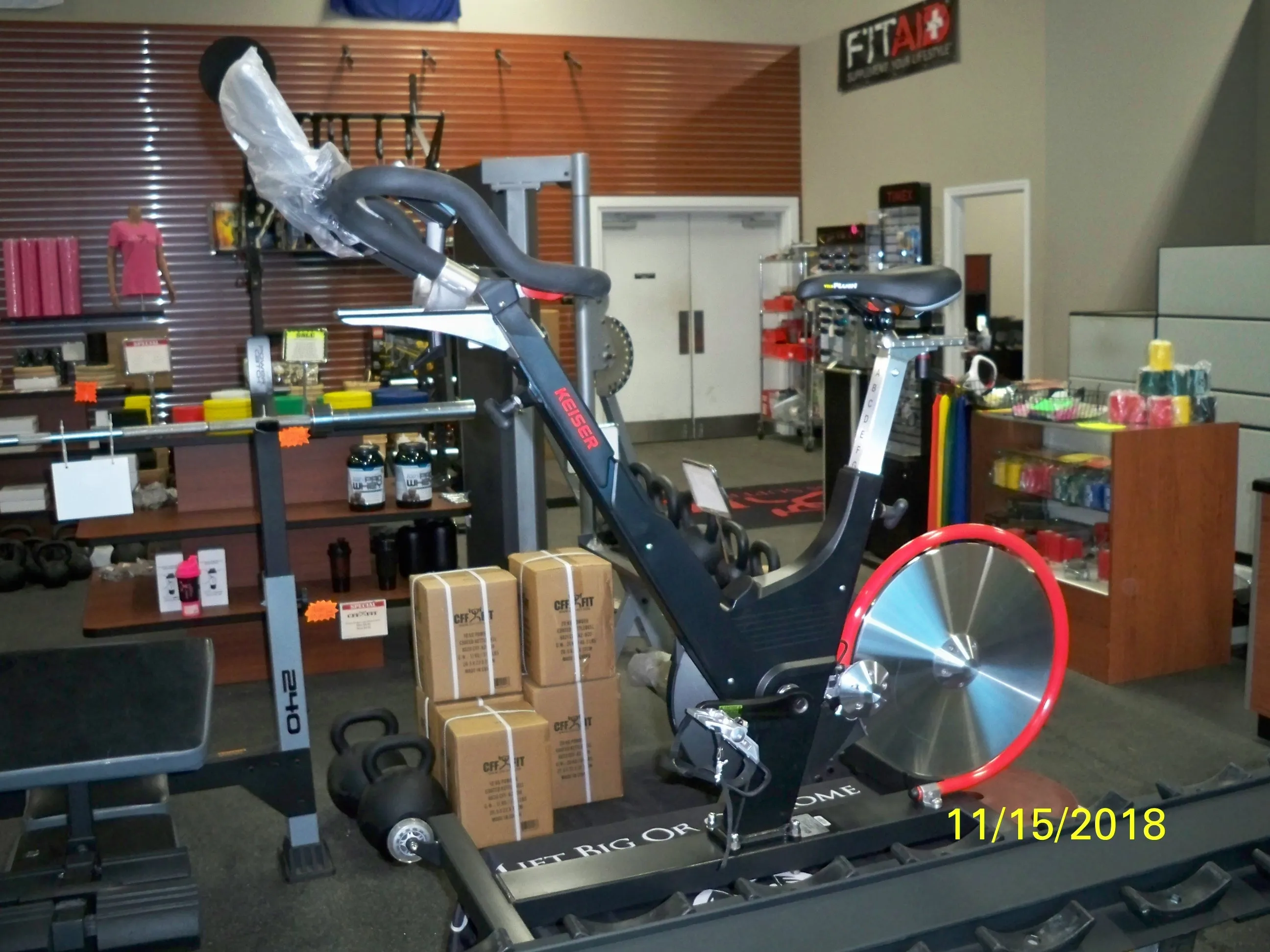 KEISER M3  PLUS INDOOR CYCLING BIKE W/BLUETOOTH