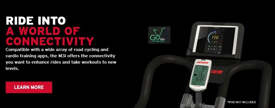 KEISER M3i BLACK INDOOR BIKE -  INDOOR CYCLING