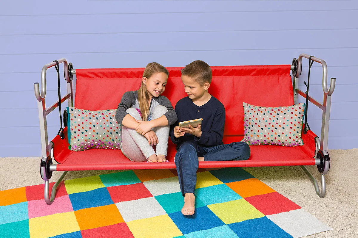 Kid-O-Bunk Camping Bunk Beds (Red)