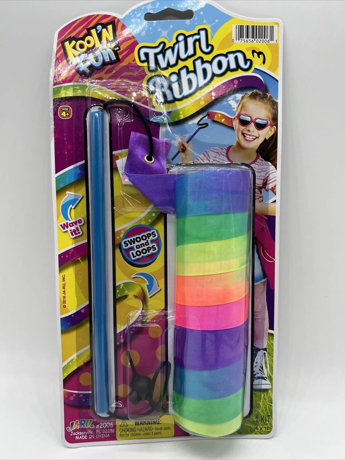 Kool'N Fun Outdoor Twirl Ribbon Streamer Swoop Loops Kid Toy Baton￼ COMBINE SHIP