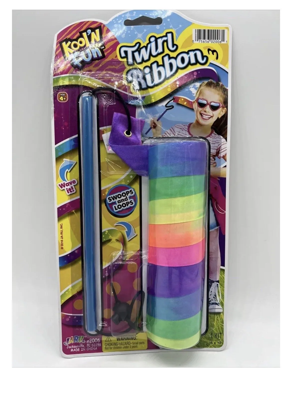 Kool'N Fun Outdoor Twirl Ribbon Streamer Swoop Loops Kid Toy Baton￼ COMBINE SHIP