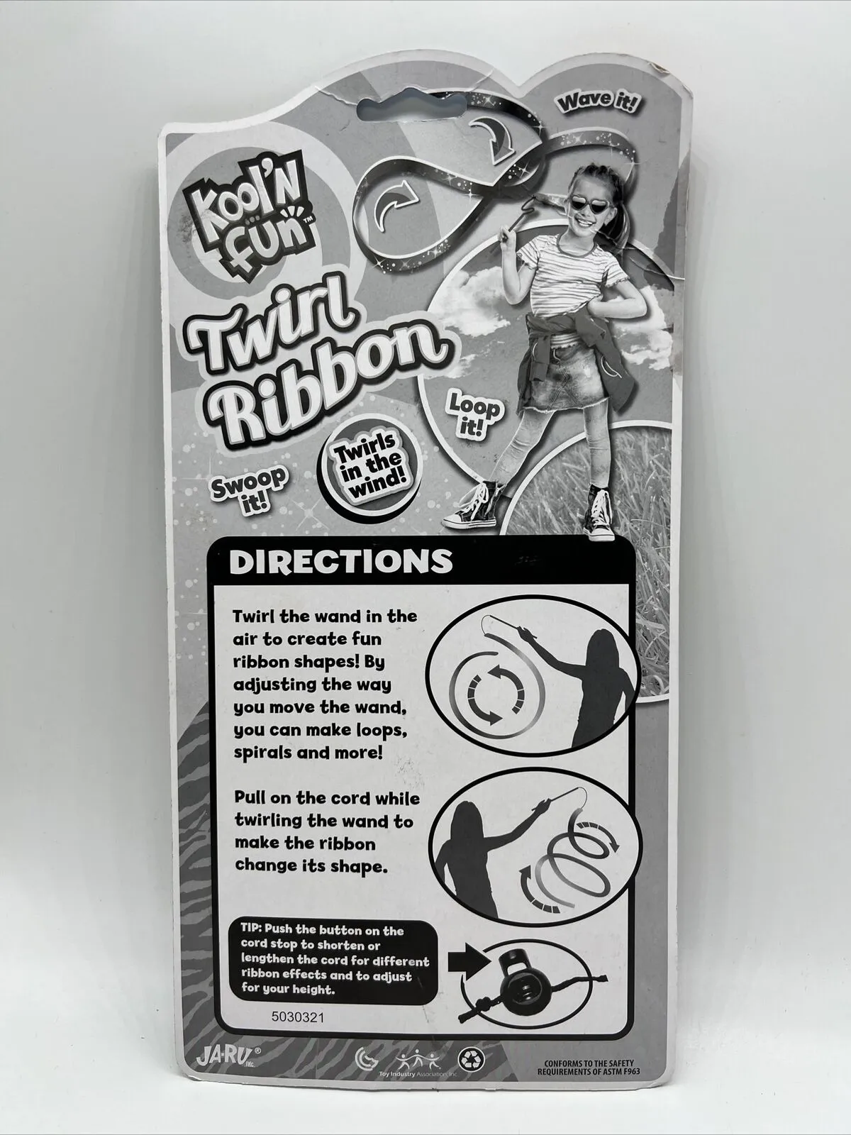 Kool'N Fun Outdoor Twirl Ribbon Streamer Swoop Loops Kid Toy Baton￼ COMBINE SHIP