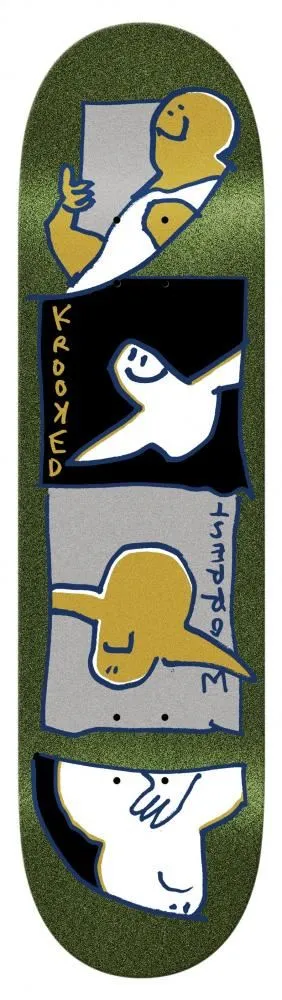 Krooked Worrest Gold Burd Slick x Venom Custom Complete Skateboard - 8.3"