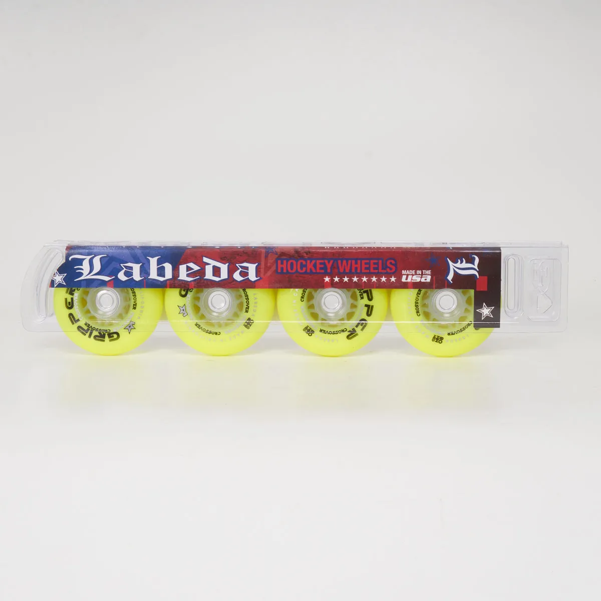 Labeda Gripper Indoor Wheels - Medium Hardness - 72mm / 76mm / 80mm (Indoor/Hockey)