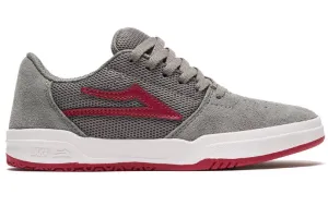 Lakai Brighton Kids Grey Red Suede