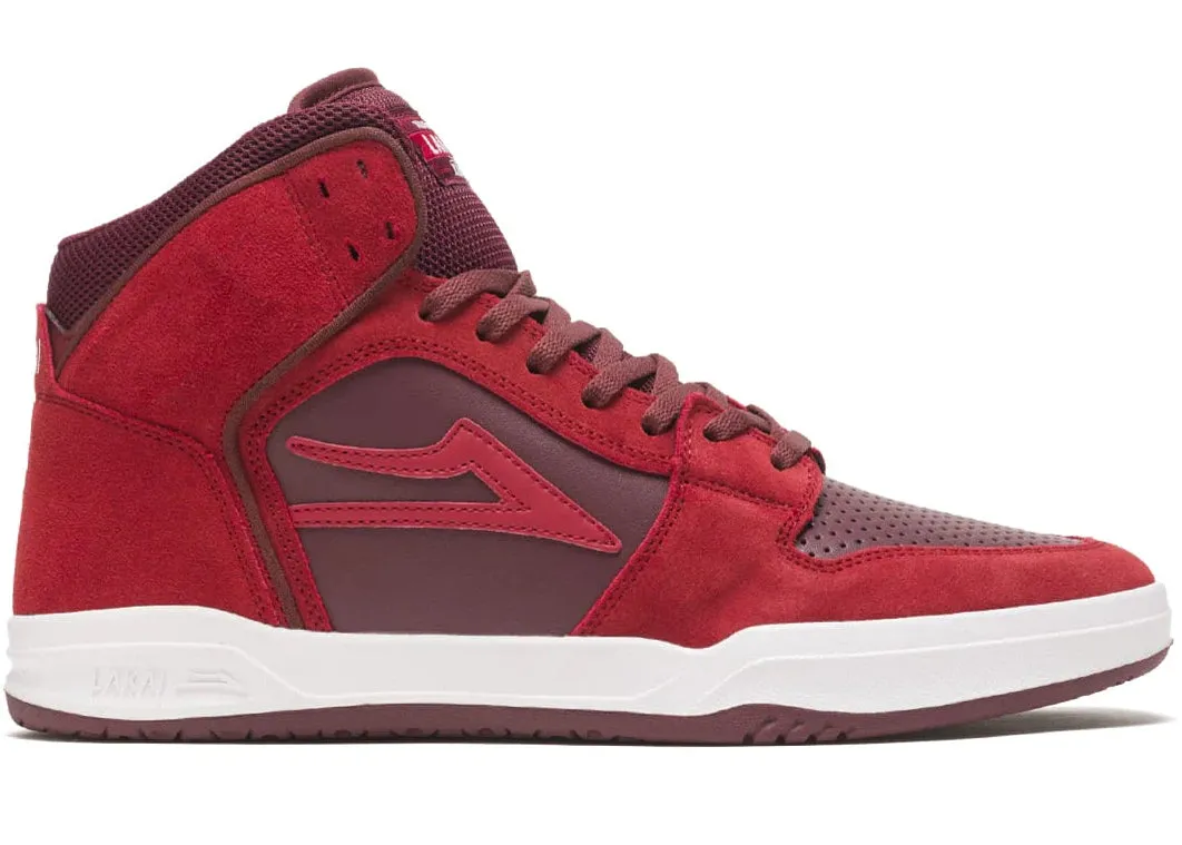 Lakai Telford Shoes Burgundy Suede