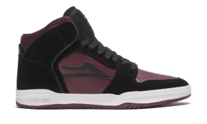 Lakai Telford Skate Shoes - Black/Burgundy