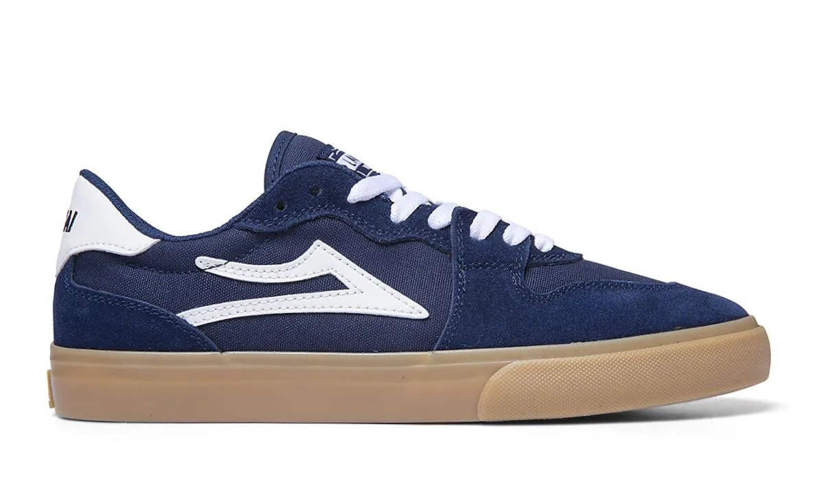 Lakai York Skate Shoes - Navy / Gum
