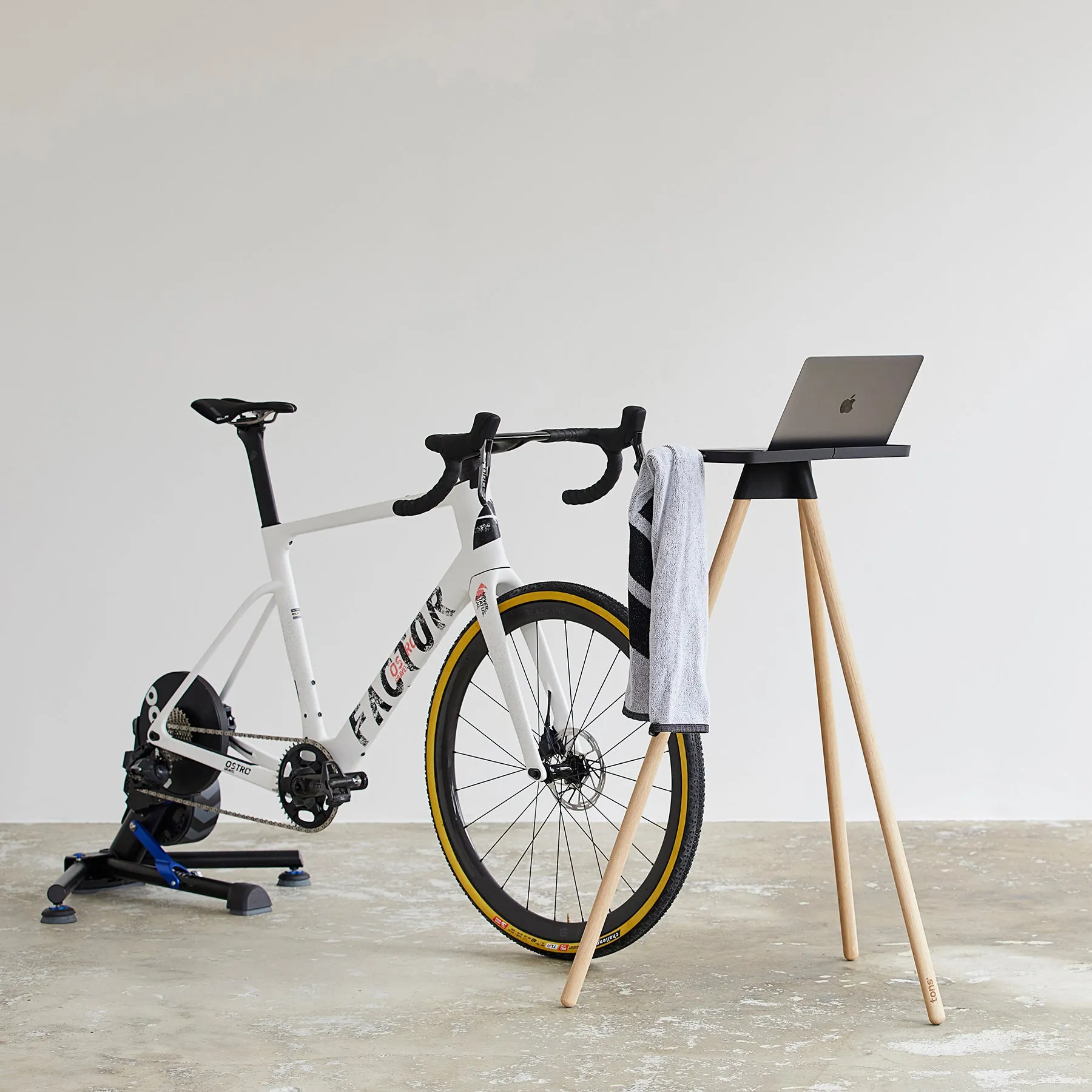 Laptop Race Table   Holder Kit  - Natural Oak