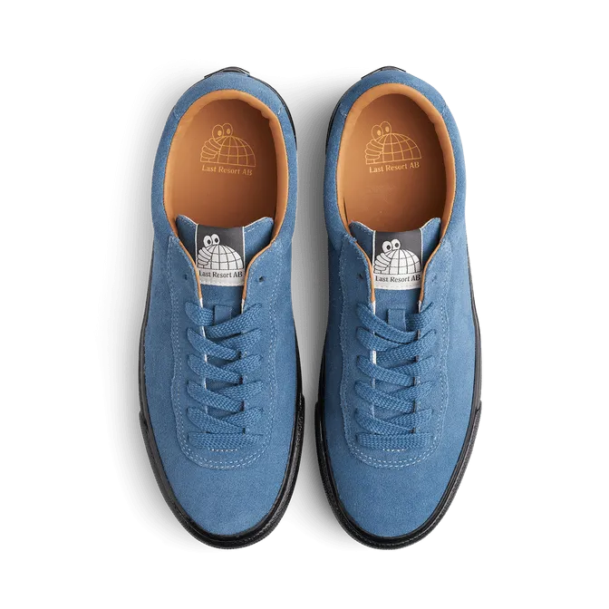 Last Resort AB VM001 Lo Suede Skate Shoe | Dusty Blue & Black