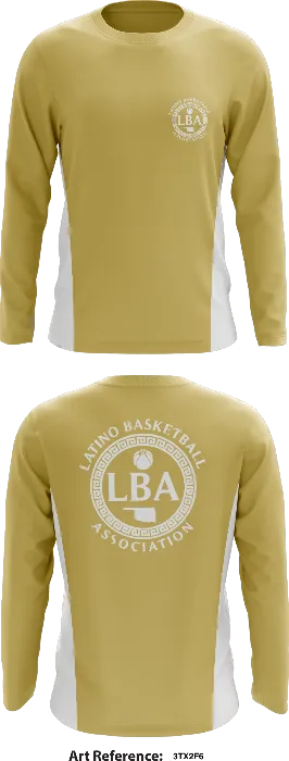 Latino Basketball Core Men's LS Performance Tee - 3tX2f6
