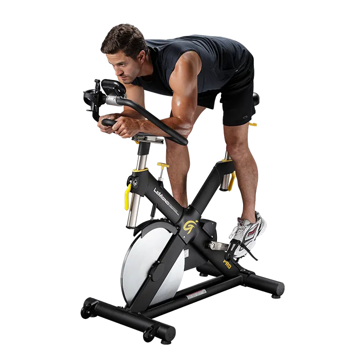 LeMond Revmaster Pro Indoor Cycle by Life Fitness and Hoist - Belt Drive Bike