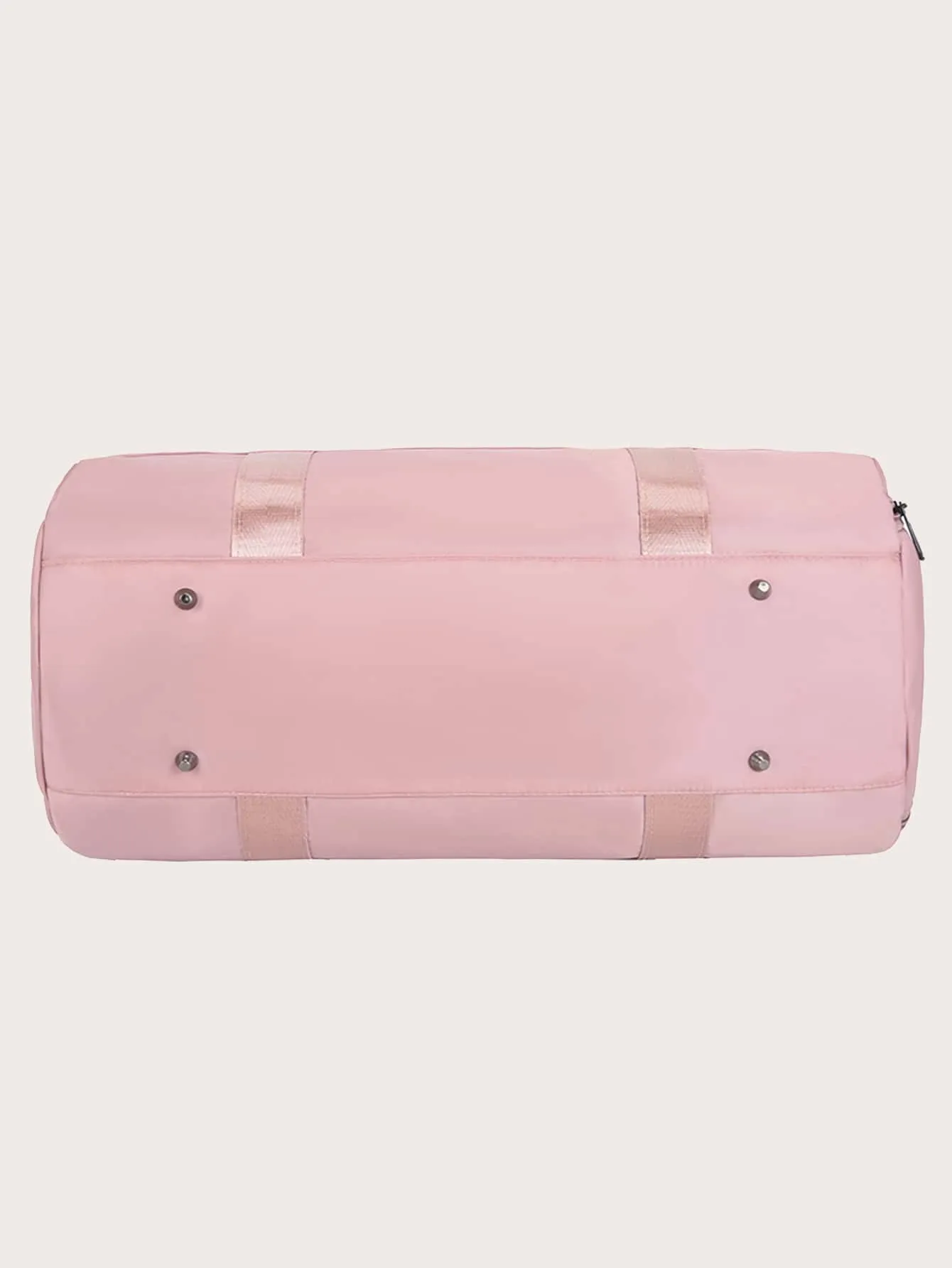 Letter Graphic Dry And Wet Separation Training Bag - Pink