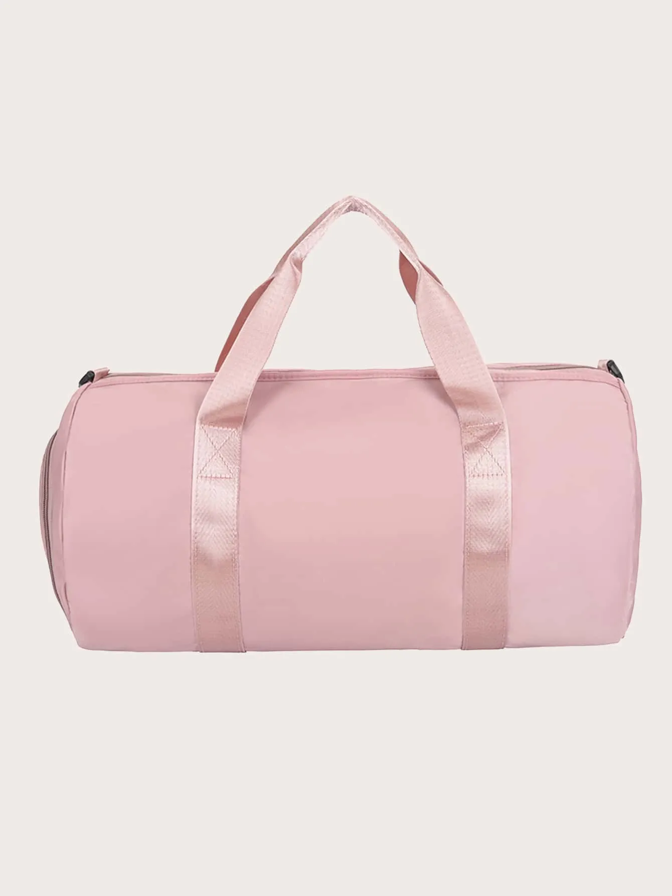 Letter Graphic Dry And Wet Separation Training Bag - Pink
