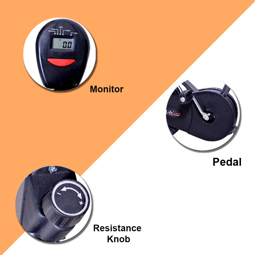 Lifeline 102 (Steel Gray Color) Exercise Cycle