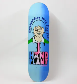 Lovenskate 20 years! Find You & Hand Plant Skateboard Deck - 8.25"