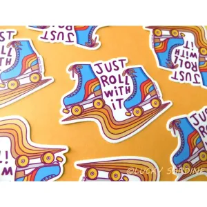 Lucky Sardine Roll With It Sticker